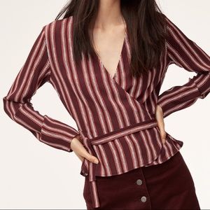 Aritzia wrap top